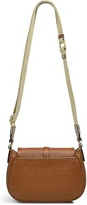RADLEY London Lulworth Road Mini Flapover Crossbody Handbag for Women, in Black Soft Grained Leat... | Amazon (UK)