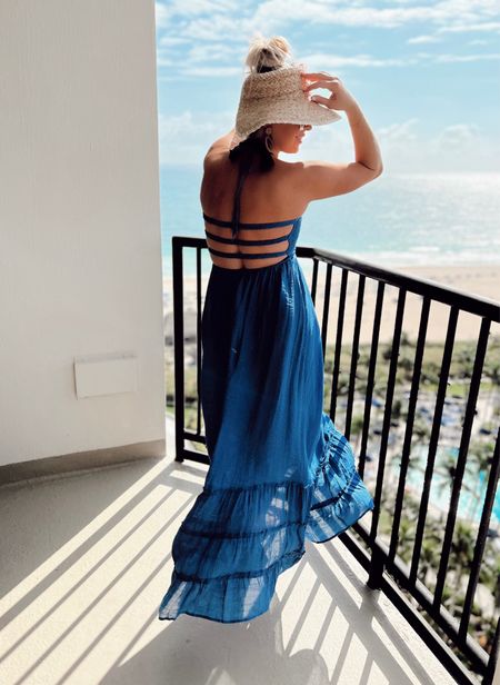 Vacation style! FP look for less! 

My cupshe new arrivals! use codes: Lauren15 15% off on $70+ Lauren20 20% off on $109+

I’m wearing small. 

Maxi dress. Beach outfits. Vacation style. Visor. Swimsuit. One piece. Swimwear. Coverup. Jumpsuit. Vacation looks. Vacation outfits. Beach style. Travel. Swim  

#LTKtravel #LTKunder50 #LTKswim