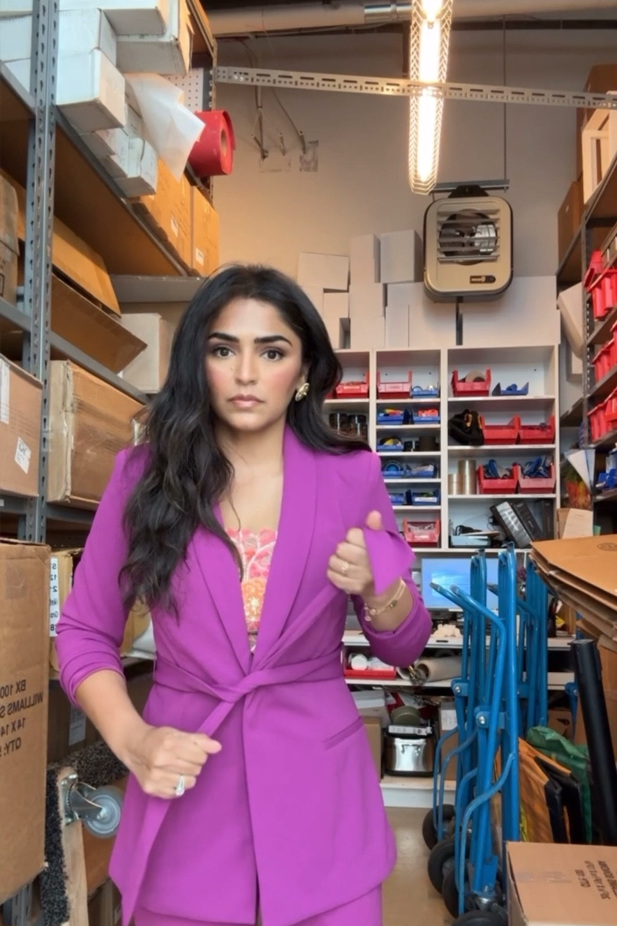 Wore this on my book tour last year! The exact color isn’t available but the blazer and pants are both available in black (& very limited sizes in a coral) You can keep it classic or dress it up with a fun blouse under! Pants are half off🙌🏽

#LTKVideo #LTKStyleTip #LTKSaleAlert