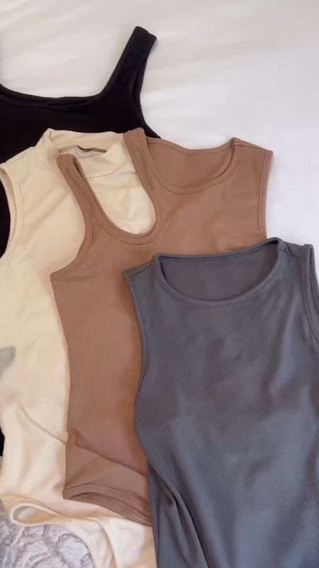 Four pack bodysuits for under $30! 

#LTKVideo #LTKMidsize #LTKSaleAlert