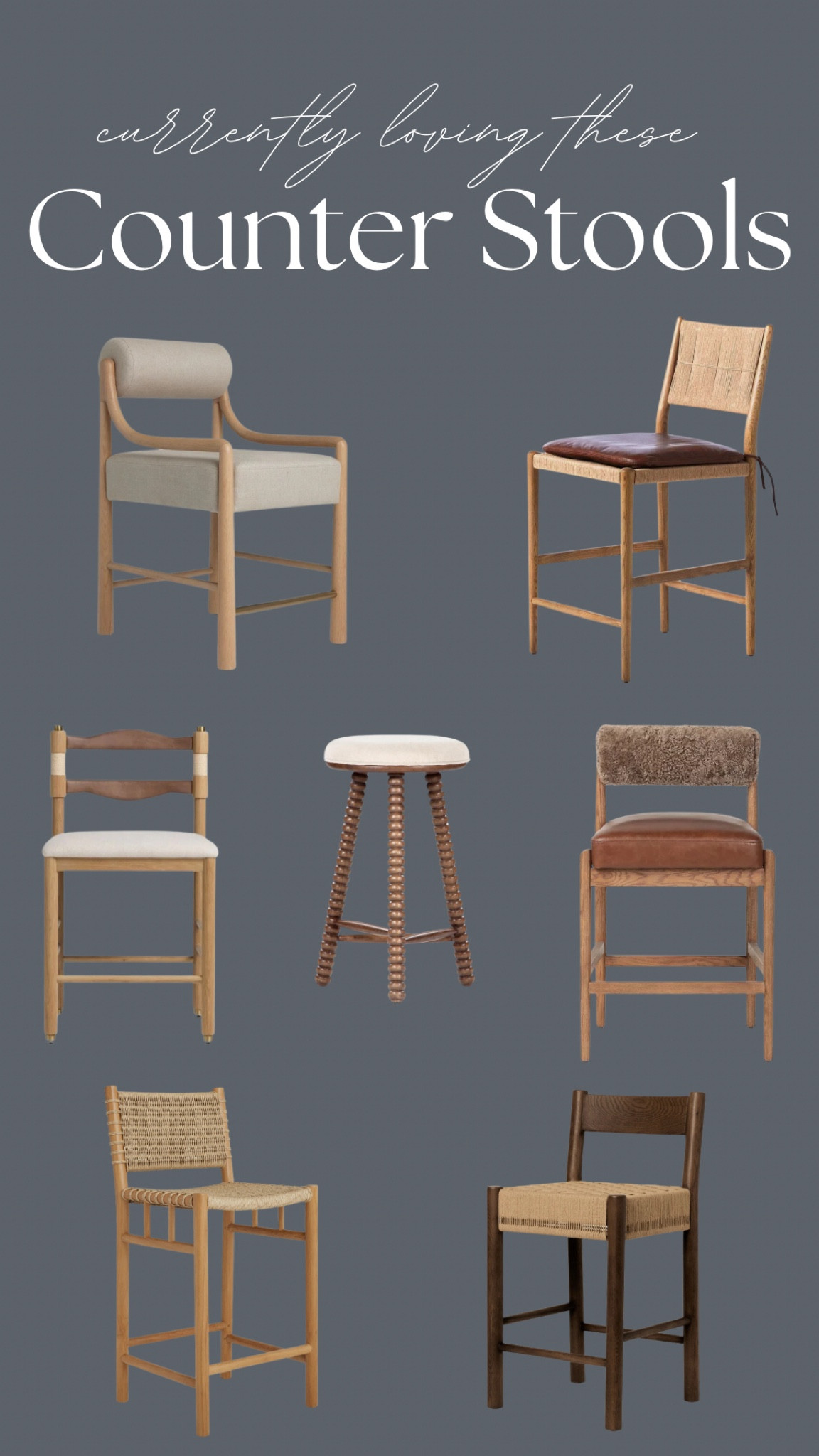 A few of the counter stools I’ve been using in projects lately! 

#LTKHome