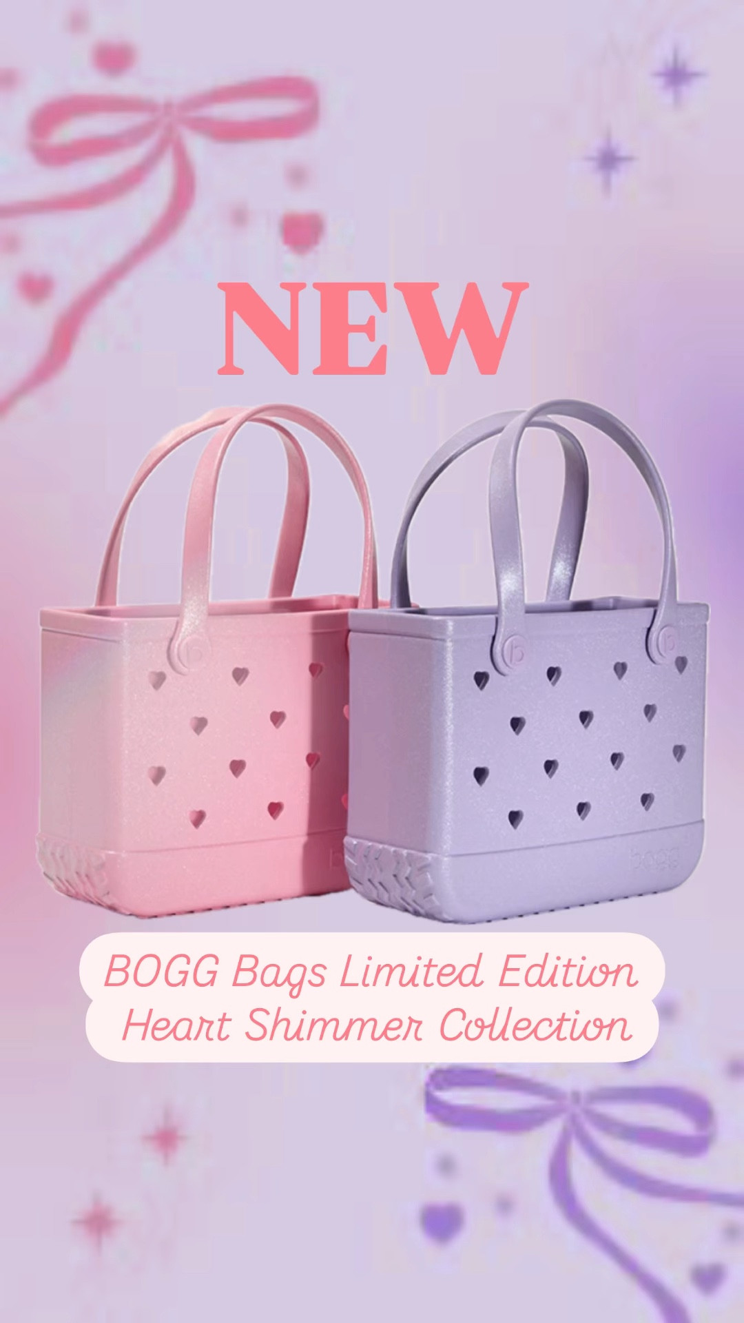 EEKS, Bogg Bags just released this year’s Limited Edition Valentine’s Collection and I am obsessed!  Last year and in the years past, these heart cutout bags (especially in the bitty size!) sold out well before Valentine’s Day and you won’t want to miss out! 

Not only did they bring back the super popular heart cutout design, they also made them in SHIMMER colors!  

#LTKItBag #LTKFindsUnder100 #LTKSeasonal