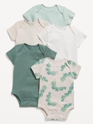 5-Pack Unisex Short-Sleeve Bodysuit for Baby | Old Navy (US)
