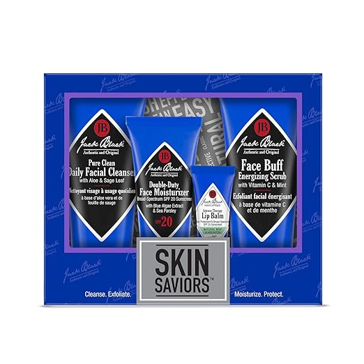 Jack Black Set for Men – Mens Skin Care Kit, Mens Skincare Gift Set | Amazon (US)