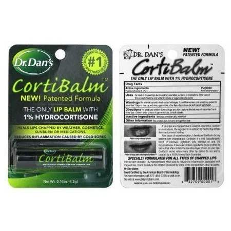 Dr. Dans CortiBalm Lip Balm Patented Formula 0.14 Ounces (3-Pack) 3-Pack | Walmart (US)