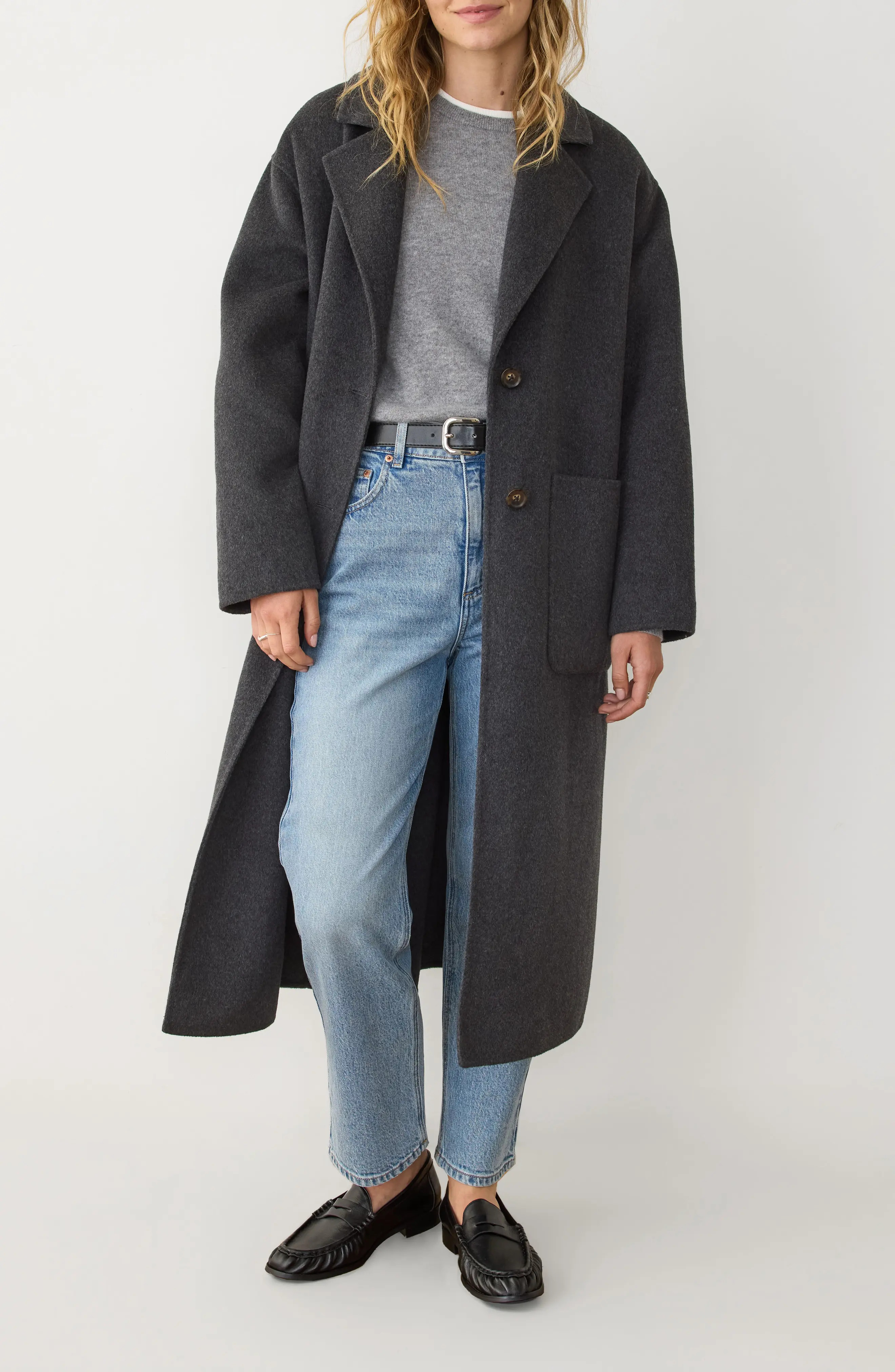Marine Layer Colette Oversize Longline Coat (Women) | Nordstrom | Nordstrom