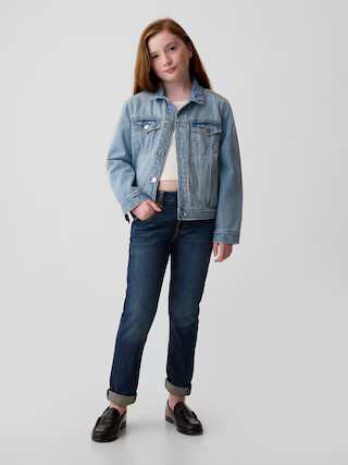 Kids Mid Rise Girlfriend Jeans | Gap (US)