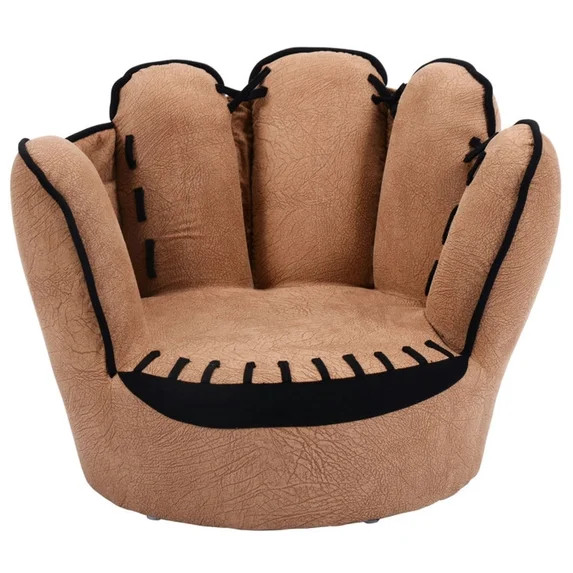 Spaco Household Five Fingers Baseball Glove Shaped Kids Leisure Upholstered Sofa, Kids Couch for ... | Walmart (US)