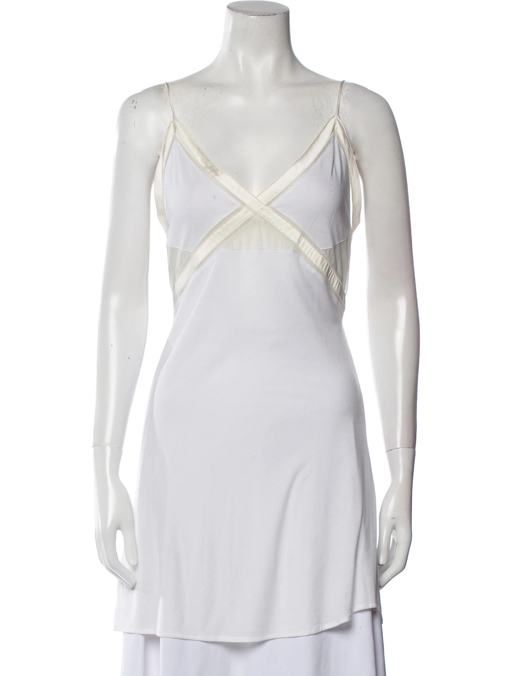 Silk V-Neck Tunic w/ Tags | The RealReal