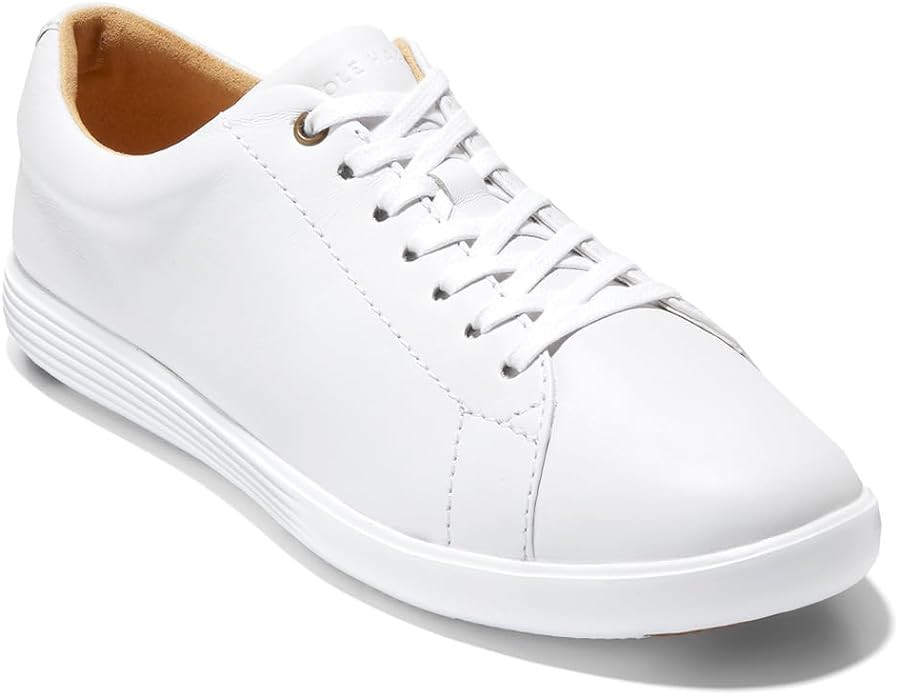 Cole Haan Womens Grand Crosscourt Lace Up Sneakers Shoes Casual - White | Amazon (US)