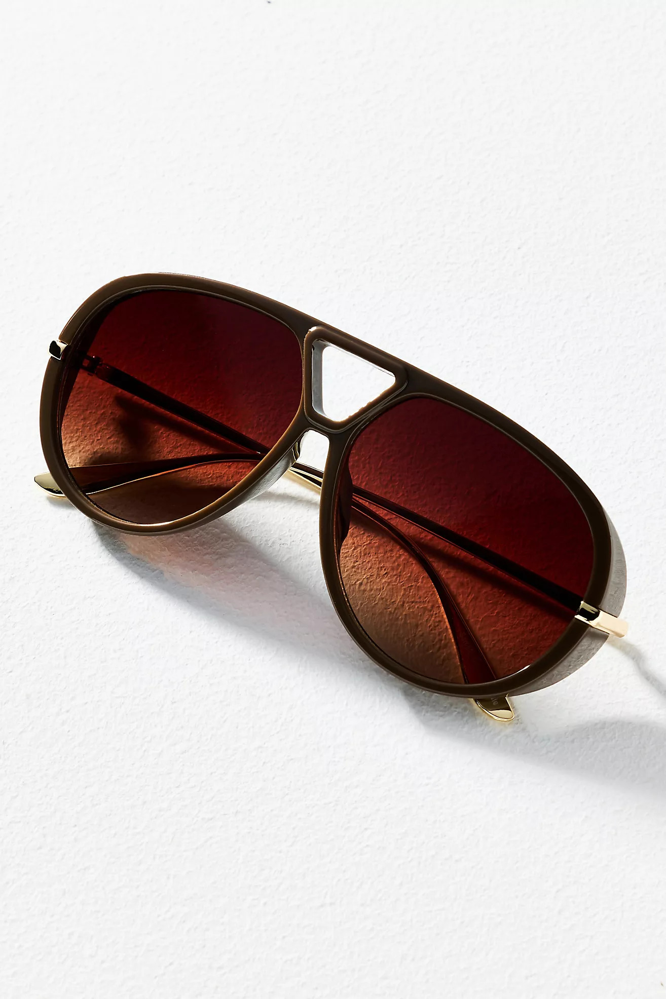 Eyeking Oversized Aviator Sunglasses | Anthropologie (US)
