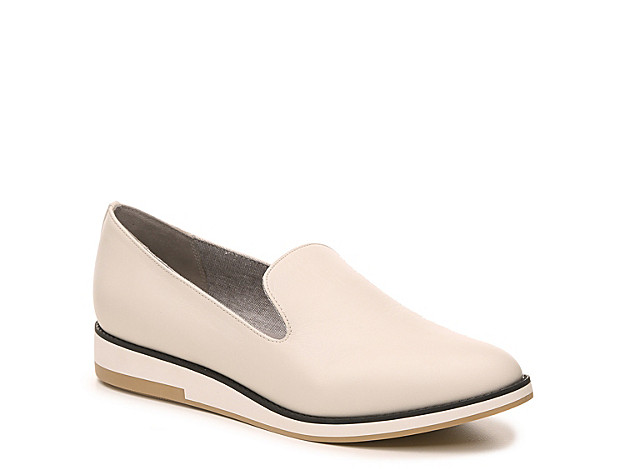 COM+SENS Shebby Wedge Loafer - Women's - Off White Leather | DSW