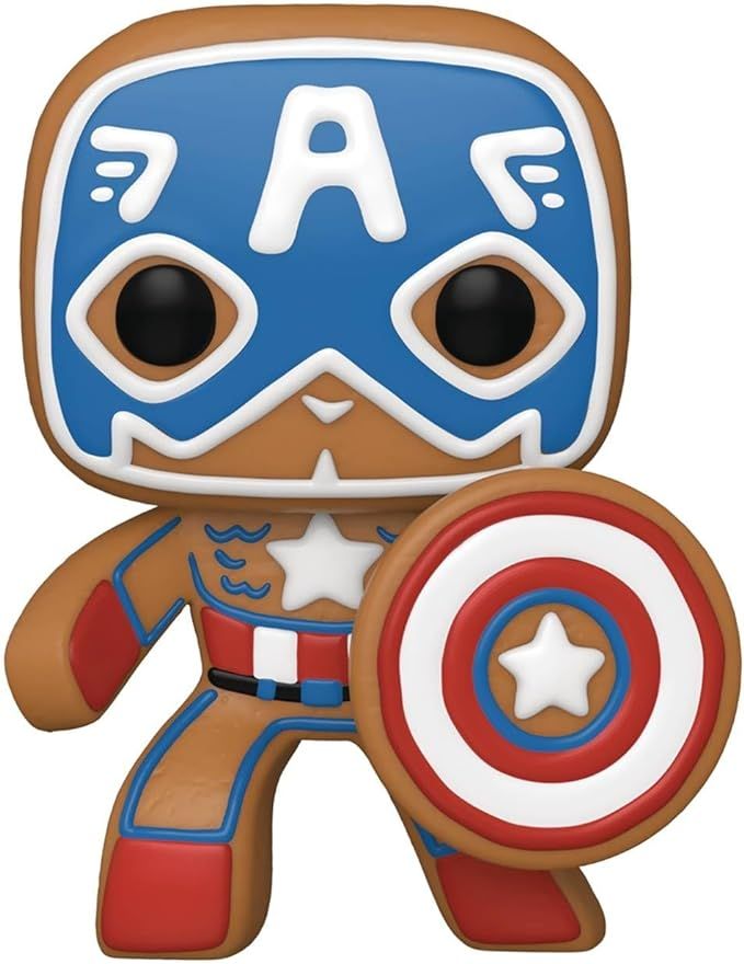 Funko Pop! Marvel: Gingerbread Captain America | Amazon (US)