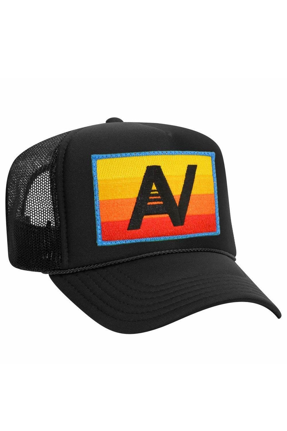 LOGO RAINBOW VINTAGE TRUCKER HAT | Aviator Nation