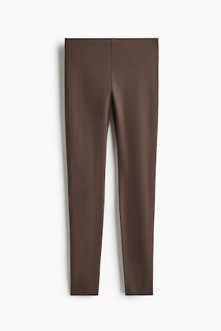 H & M - Cotton leggings - Brown | H&M (UK, MY, IN, SG, PH, TW, HK)