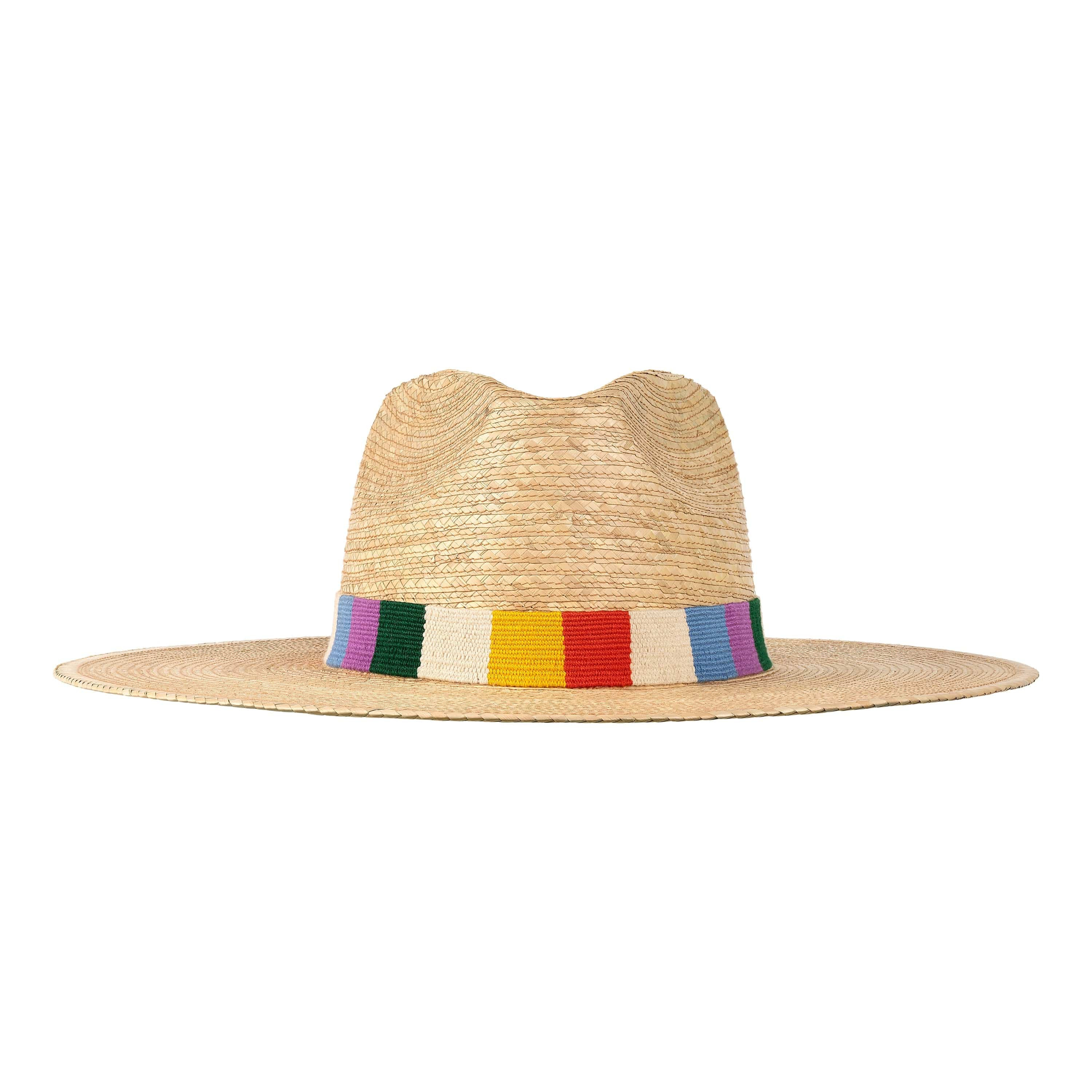 Andie Rainbow Palm Hat | Sunshine Tienda