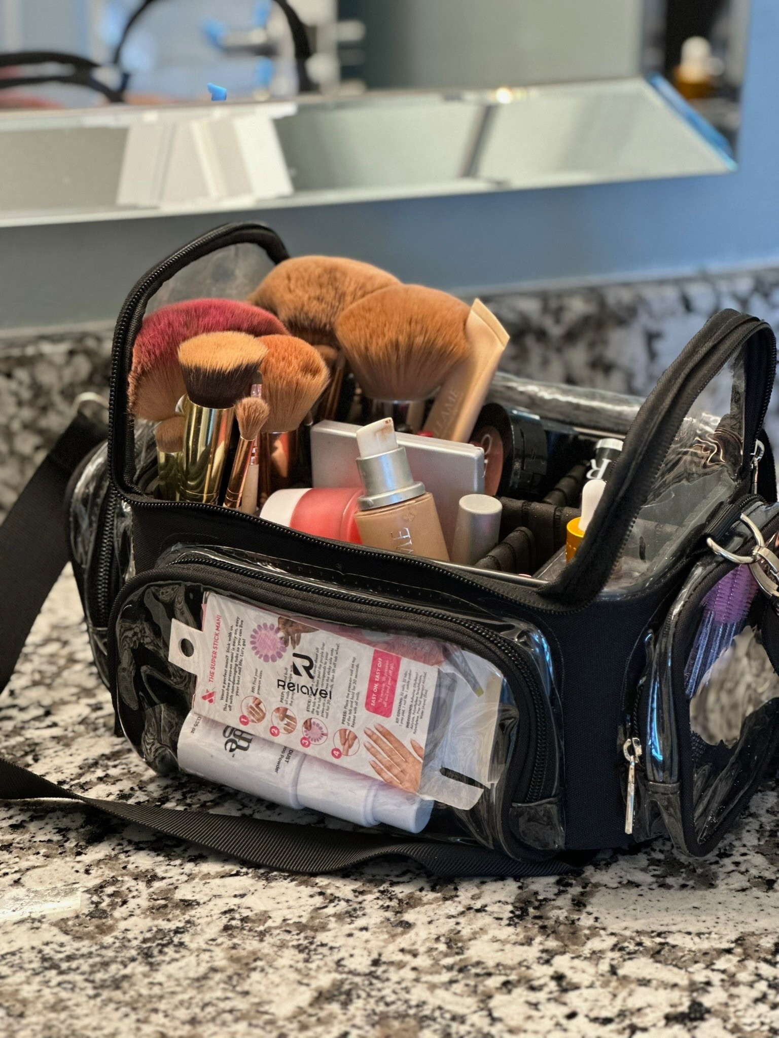 This makeup bag is such a must have for keeping all your beauty essentials organized. It has plenty of room for makeup, skincare, and toiletries, and makes packing for travel or everyday use so much easier.
makeup bag, travel cosmetic bag, makeup organizer pouch, toiletry bag for women, beauty travel essentials, organized makeup storage, carry on makeup bag, everyday cosmetic bag, spacious makeup organizer, travel beauty must have, SavannahK

#LTKTravel #LTKselfcare #LTKBeauty