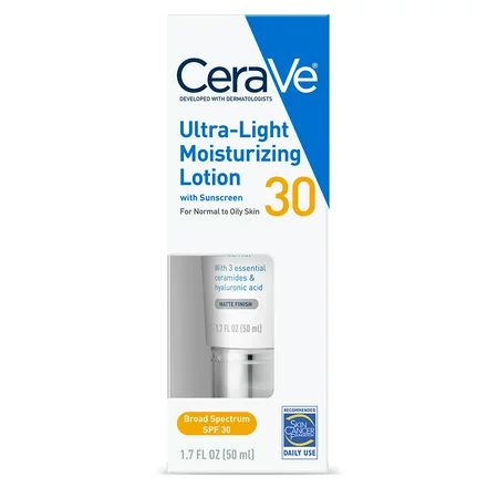 CeraVe Ultra-Light Moisturizing Face Lotion with SPF 30 1.7 oz. (2 Pack) | Walmart (US)