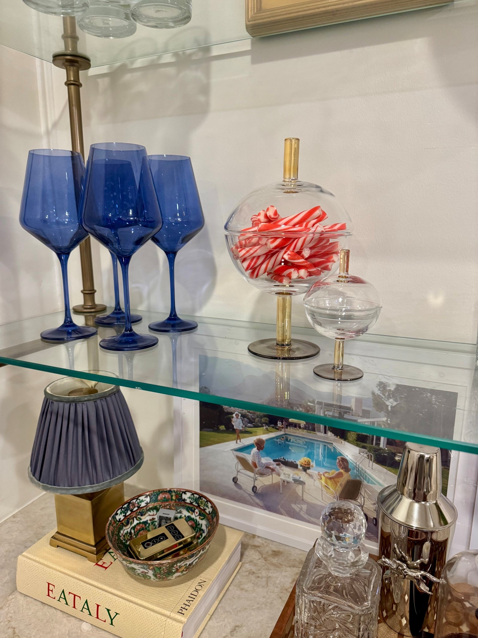 Found these cutie glass canisters for our bar shelves. $50 for the pair! 

#LTKHome #LTKFindsUnder100 #LTKSaleAlert