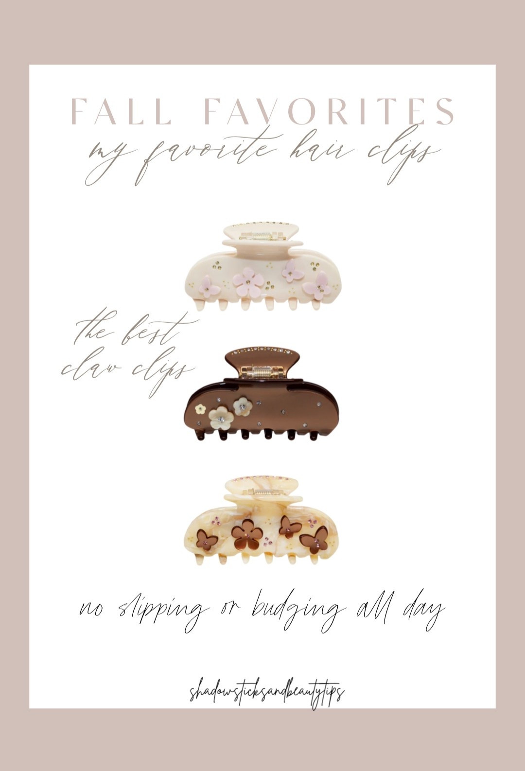 Emi Jay claw clips are the best my hair says all day 

#LTKFindsUnder50 #LTKBeauty #LTKSeasonal