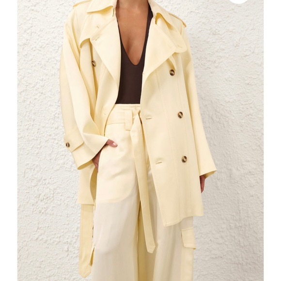 Zimmermann dawning yellow cargo jacket | Poshmark