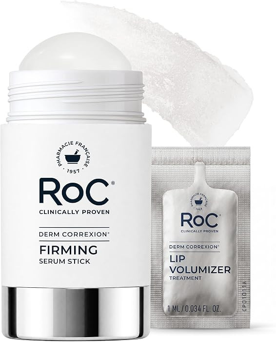 RoC Derm Correxion Advanced Retinol Firming Serum Stick with Antioxidants to Visibly Tighten and Firm Wrinkles and Laugh Lines, 1.0 oz with Retinol Eye Cream Packette | Amazon (US)