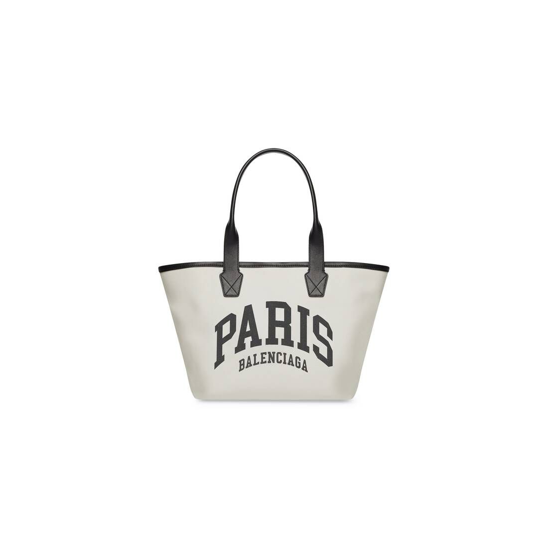 Women's Cities Paris Jumbo Small Tote Bag in Beige | Balenciaga