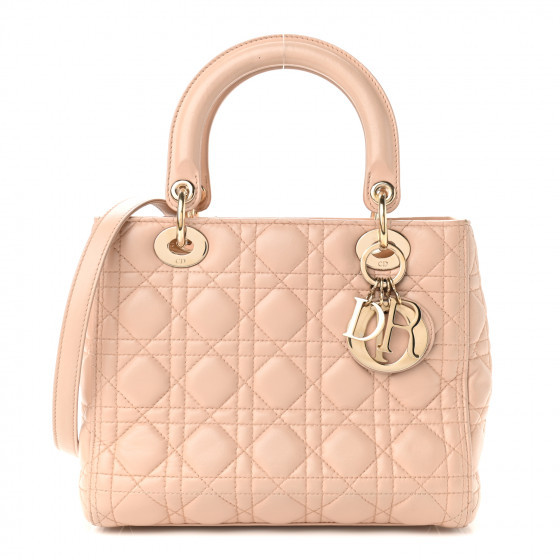 CHRISTIAN DIOR

Lambskin Cannage Medium Lady Dior Light Pink | Fashionphile
