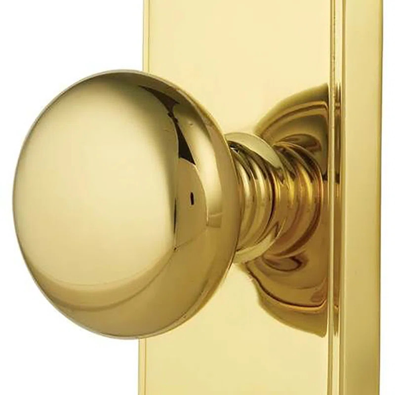 Passage Providence Knob with Rectangular Rose | Wayfair Professional