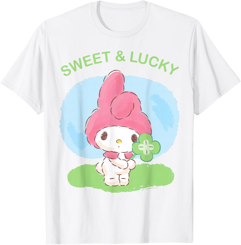 My Melody Sweet and Lucky St. Patrick's Tee Shirt T-Shirt | Amazon (US)