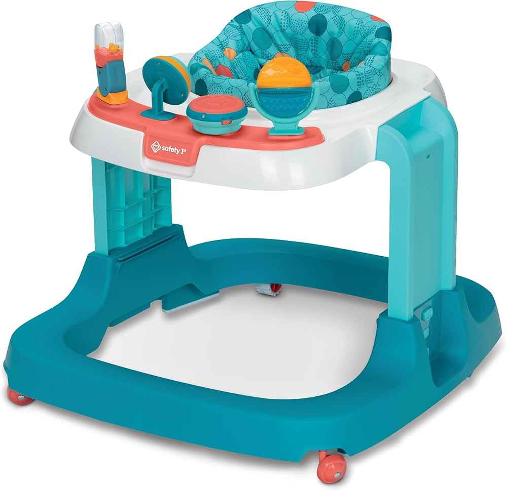 Safety 1st Ready, Set, Walk! DX Developmental Walker, Spotlight Teal | Amazon (US)