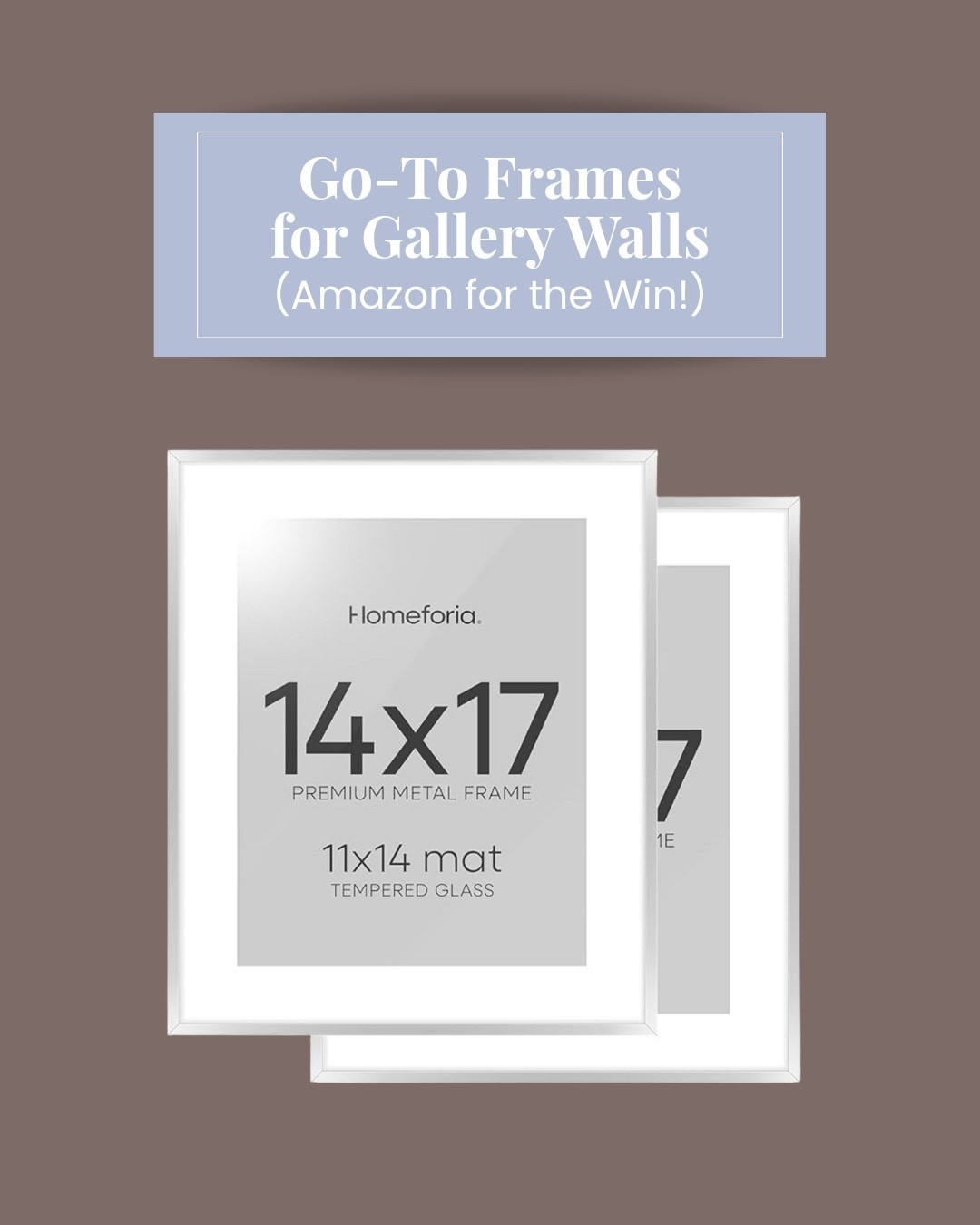 My favorite Amazon frames for a modern, cohesive gallery wall. Tons of colors and finishes, super affordable, and they look high-end.

#LTKHome #LTKFindsUnder100 #LTKSaleAlert