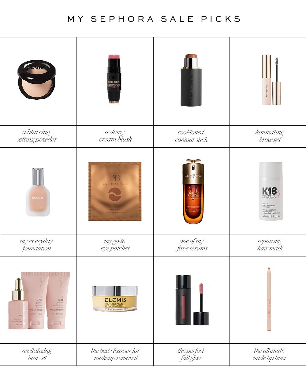 My Sephora Sale Picks

#LTKSaleAlert #LTKBeauty