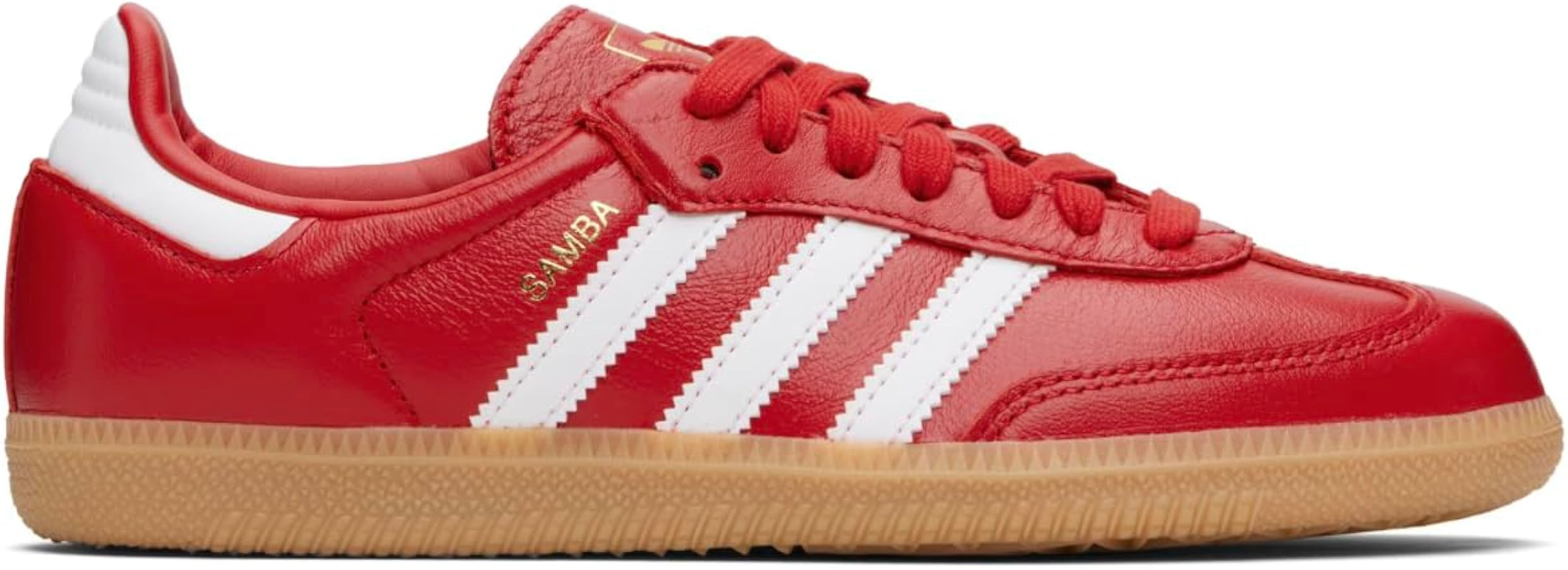adidas Originals Samba OG Mens Sneaker (Red Scarlet White, 9) | Amazon (US)