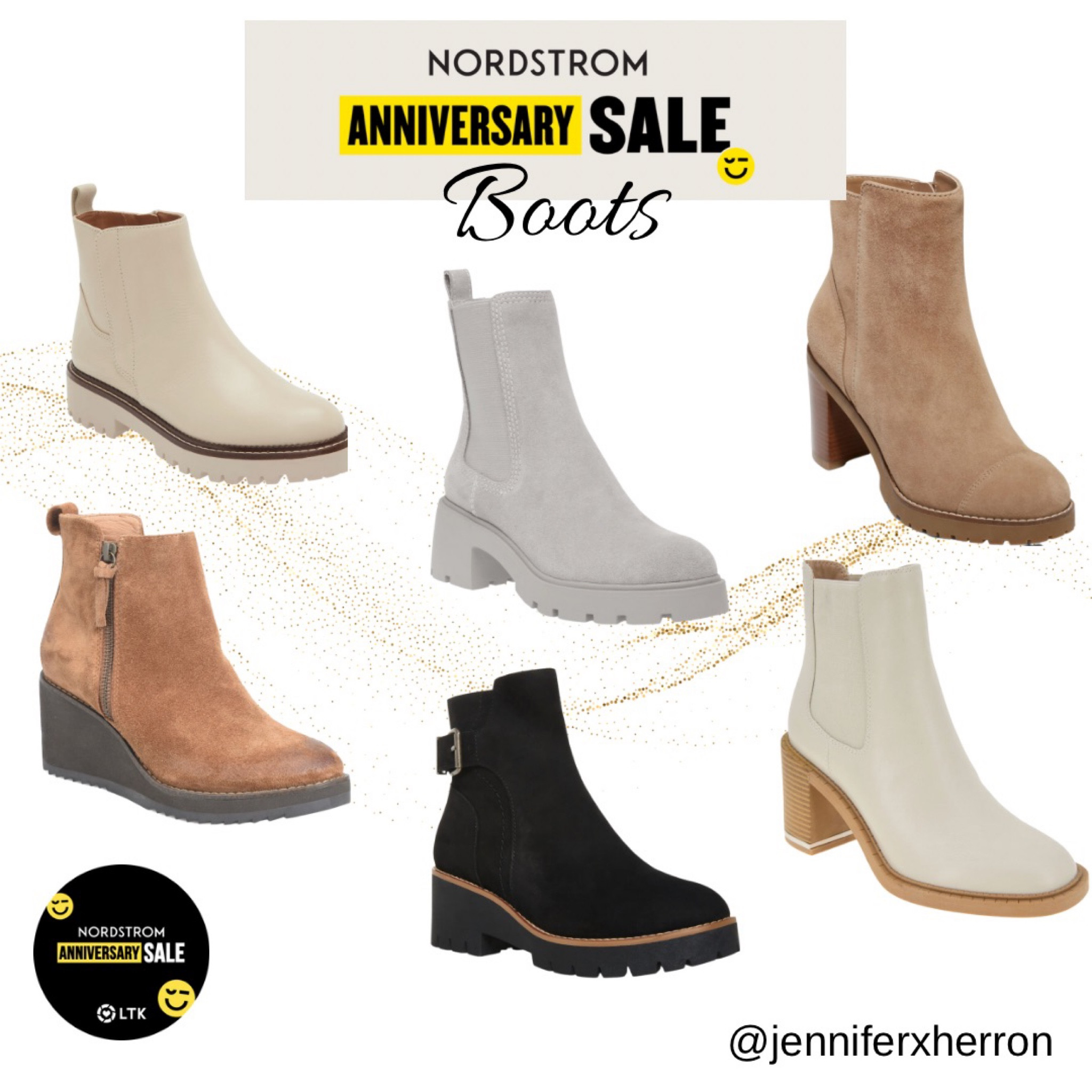 Need new boots? I got you covered. Annndd they’re on SALE! 😉

Nordstrom Anniversary Sale

Follow @jenniferxherron for more inspiration ✨

#LTKFind #LTKxNSale #LTKshoecrush