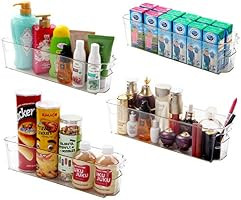 Cadriy Refrigerator Organizer Bins - Stackable Fridge Organizers for Freezer, Kitchen, Countertop... | Amazon (US)