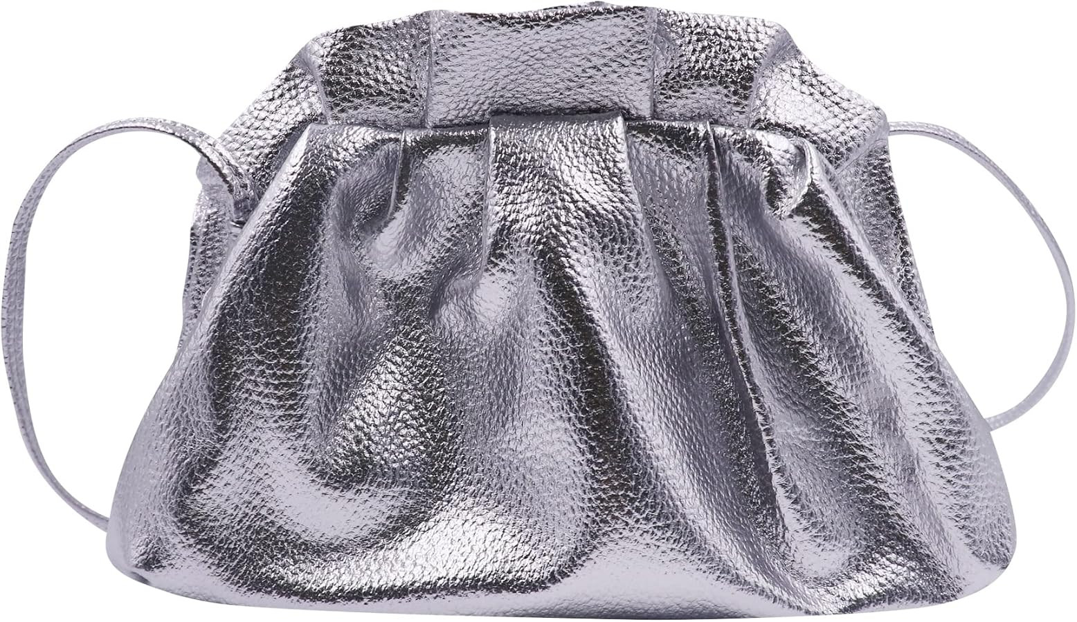 ANKOMINA Women Cloud-Shaped Dumpling Bag Fashion Ruched Crossbody Bag Cell Phone Clutch Purse Cli... | Amazon (US)