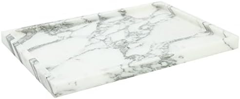 Real Luxurious Natural Marble Vanity Tray Genuine Marble Storage Tray for Home Decor Stone Tray f... | Amazon (CA)