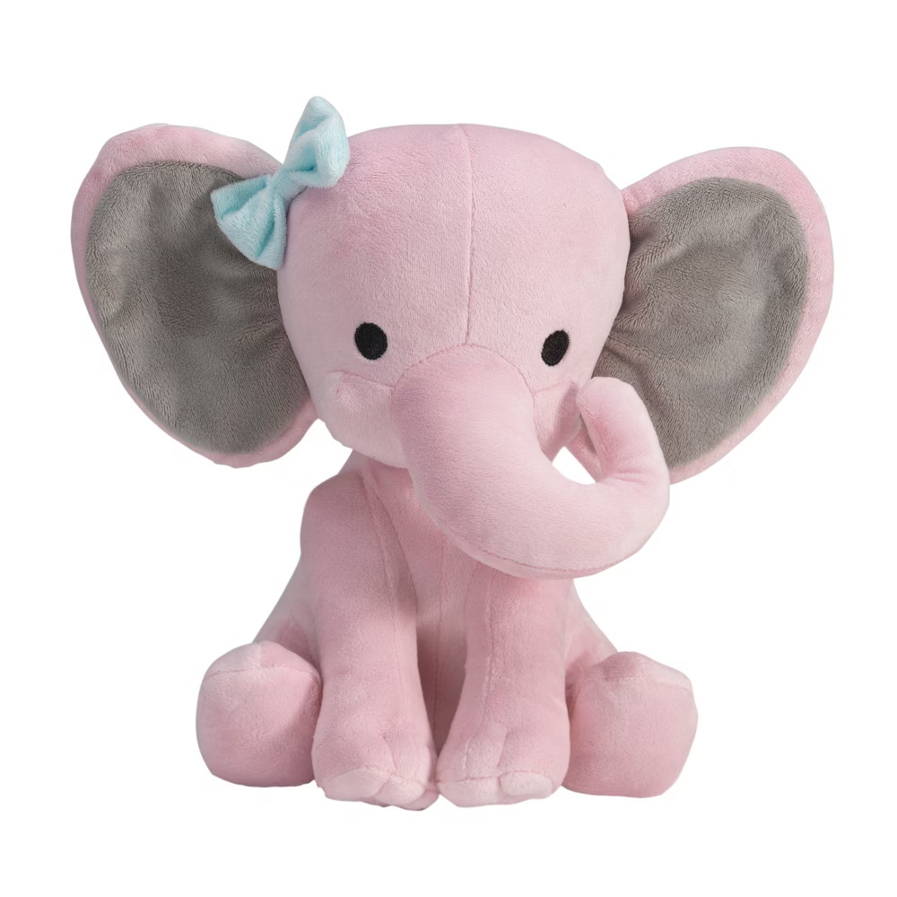 Bedtime Originals Twinkle Toes Elephant Plush - Pink | Target