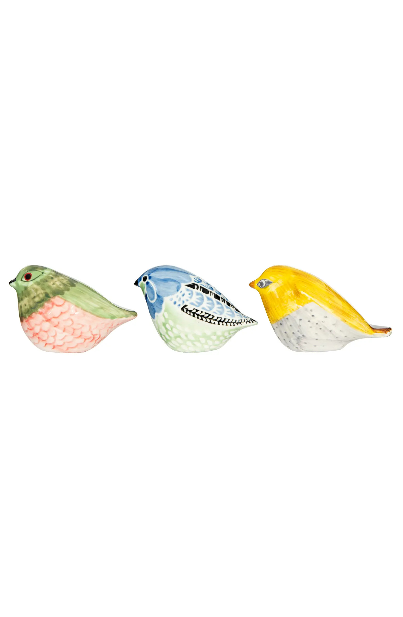 Hand Painted Stoneware Bird Figurine | Nordstrom