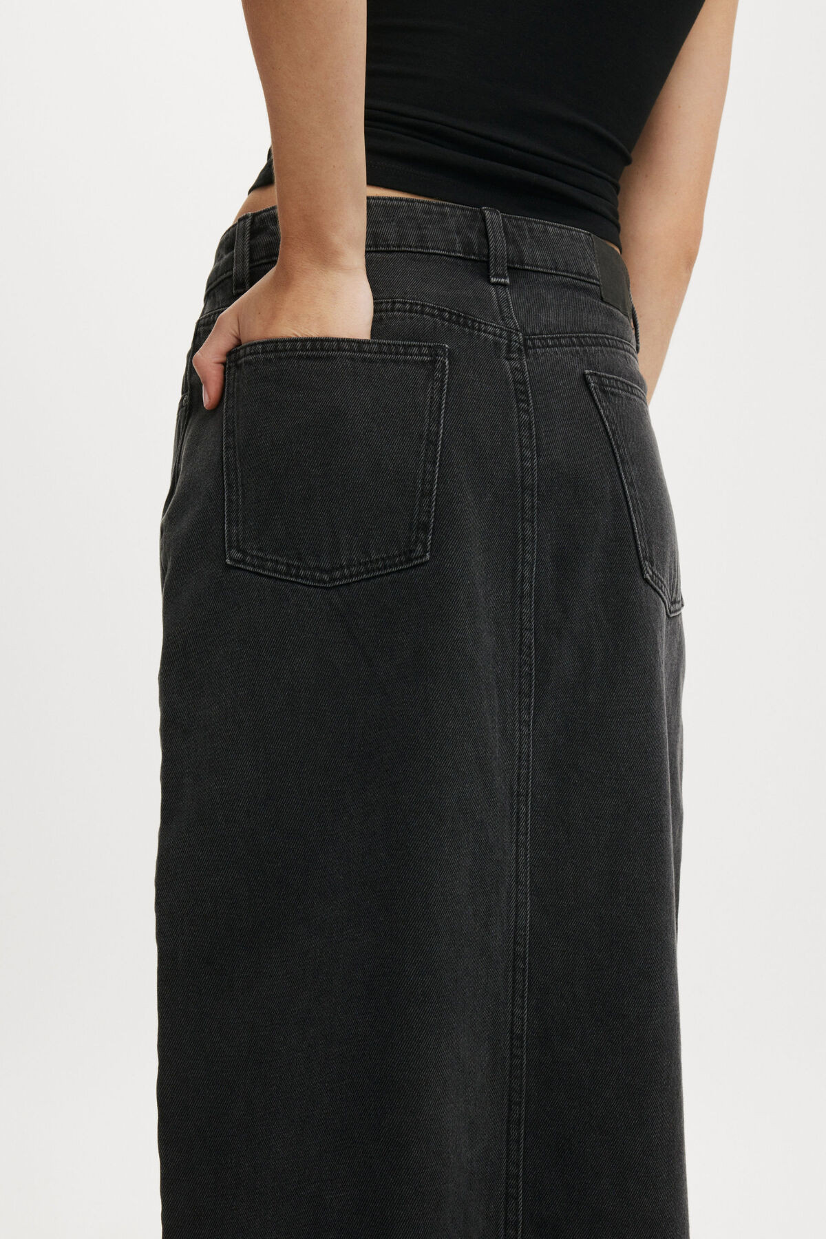 Bailey Denim Maxi Skirt | Cotton On (US)