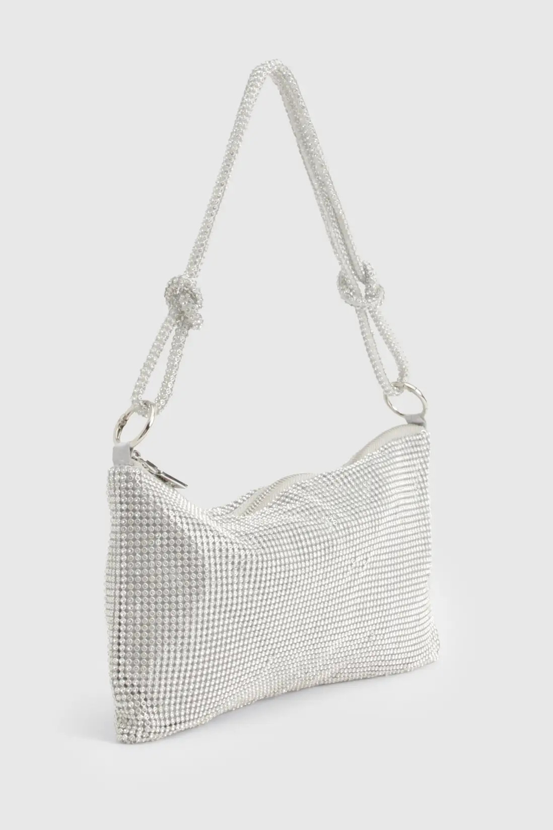 Premium Slouchy Diamante Shoulder Bag | Boohoo.com (UK & IE)