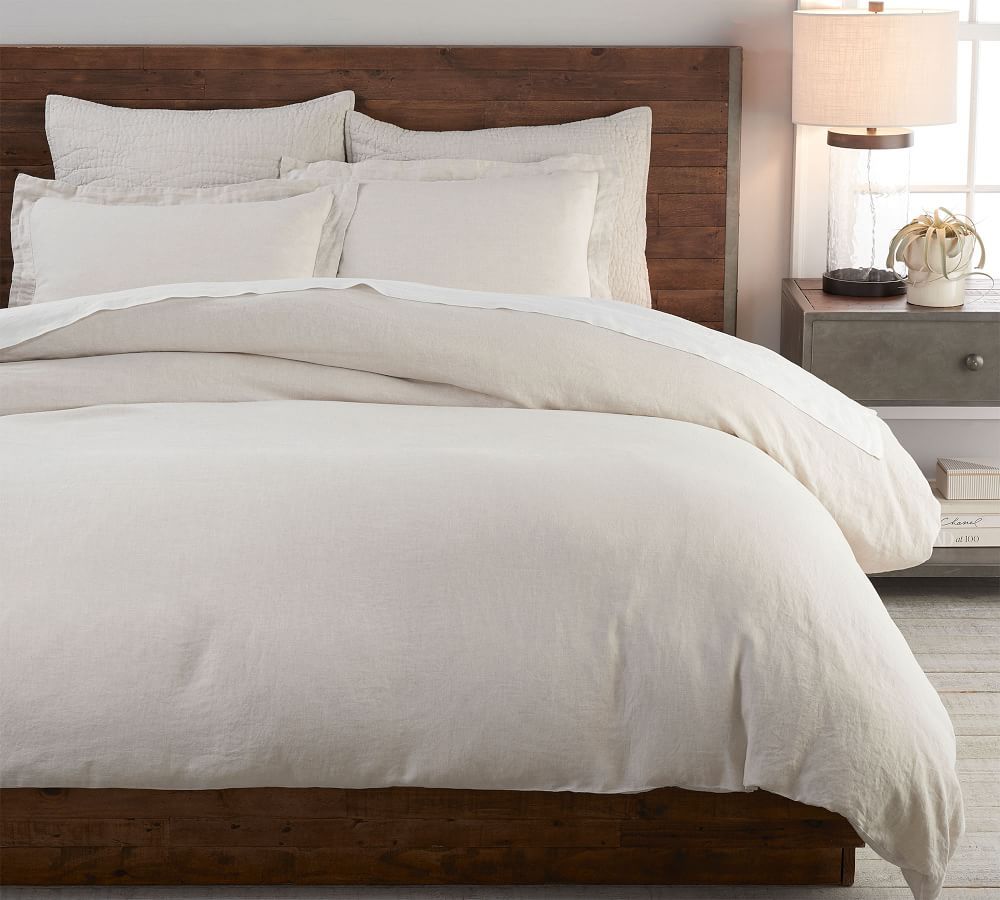 Belgian Flax Linen Duvet Cover | Pottery Barn (US)