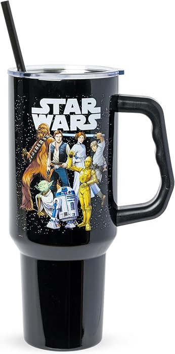Silver Buffalo Star Wars Chewbacca, Yoda, R2-D2, C-3PO, Princess Leia, Han Solo, Luke Skywalker -... | Amazon (US)