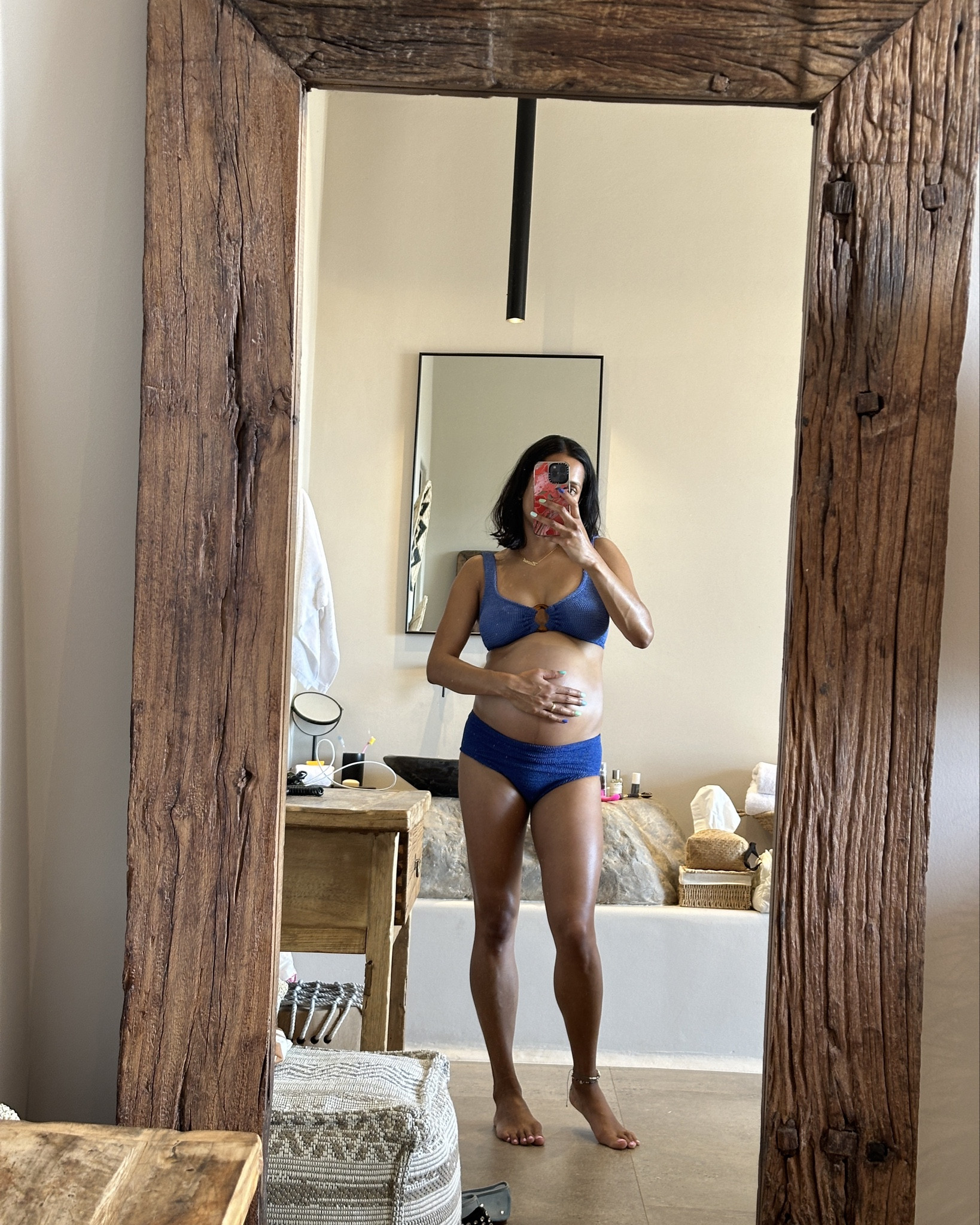 Summer holiday wardrobe, bikini, bump style, colourful bikini, textured bikini, hunza g, blue swimming suit, holiday style, blue bikini, dopamine dressing, ootd, summer style, bump style, maternity swimwear 

#LTKsummer #LTKmaternity #LTKtravel