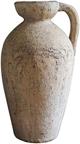 Clay Pot vase Vases for Living Room, Manual Clay Pot Vase Sturdy Durable Flower Pot Dried Flowers... | Amazon (US)