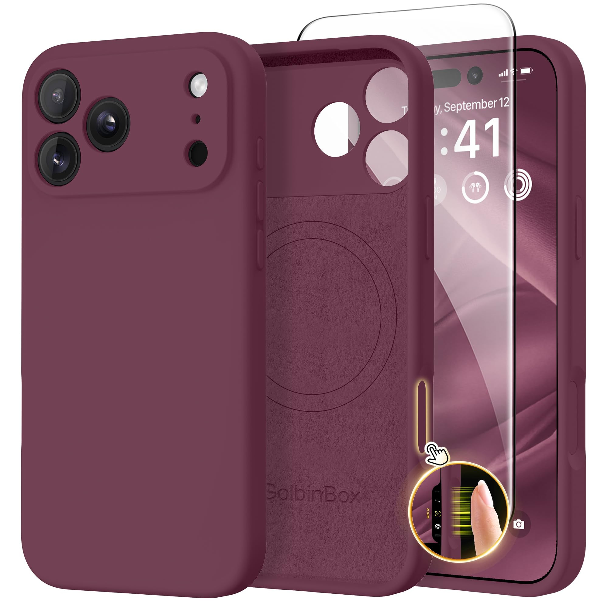 GolbinBox Magnetic for iPhone 17 Pro Max Case, Compatible with MagSafe, [Full Camera Protection] ... | Amazon (US)