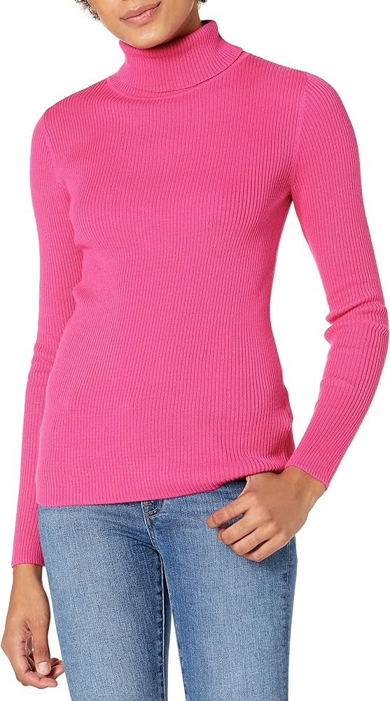 Amazon Essentials Women's Slim-Fit Lightweight Long-Sleeve Turtleneck Sweater | Amazon (US)
