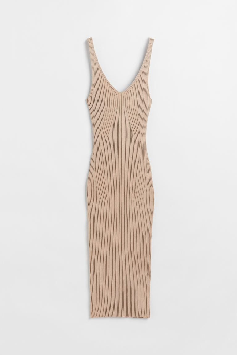 Bodycon-Kleid in Rippstrick | H&M (DE, AT, CH, NL, FI)