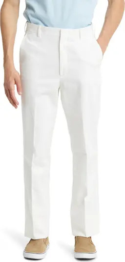 Flat Front Classic Fit Cotton Dress Pants | Nordstrom